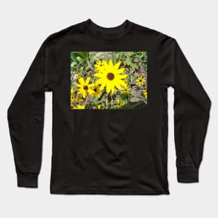 Yellow daisy Long Sleeve T-Shirt